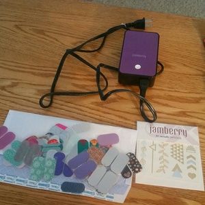 Jamberry! Heater, tattoos and pedis